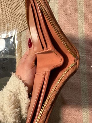 Billetera Coach acolchada