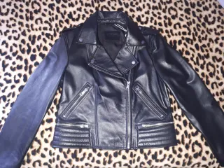 Chaqueta Biker Piel Tintoretto Negra
