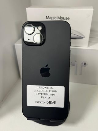 iPhone 15 | 128GB | 84% | Garanzia 1 anno