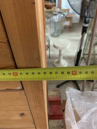 Cómoda de madera con 6 cajones