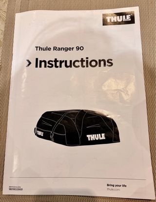Cofre plegable para coche.Thule Ranger90.280litros