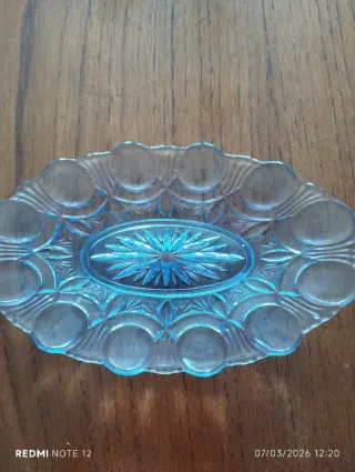 Juego de 4 adornos de cristal