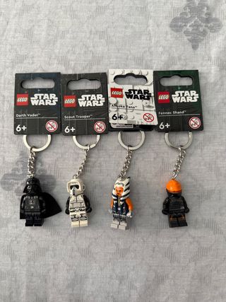 Llaveros Lego Star Wars Darth Vader, Scout Trooper