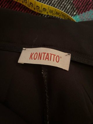 Pantaloni flare cropped Kontatto Tg. L