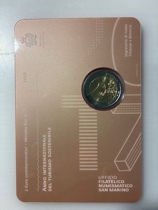 Moneda 2 Euro San Marino 2017 Turismo