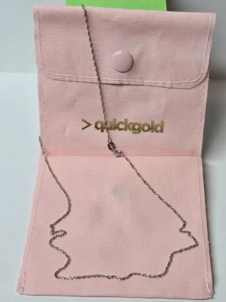 Cadena Oro Blanco 18k 1,14gr