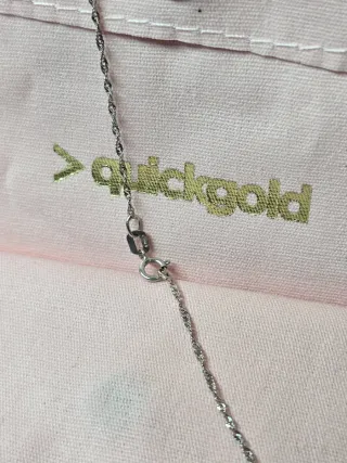 Cadena Oro Blanco 18k 1,14gr