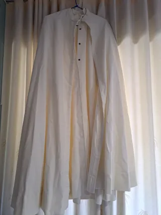 Túnica y capa nazareno sarga crema 6-10 años