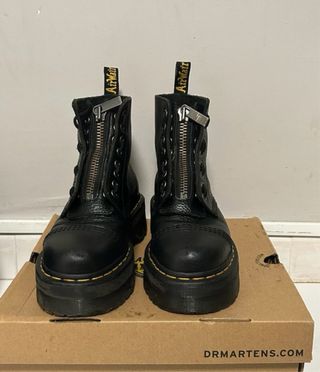 Botas Dr. Martens Negras Cremallera