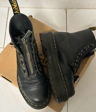 Botas Dr. Martens Negras Cremallera