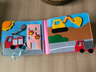 Libro sensorial fieltro