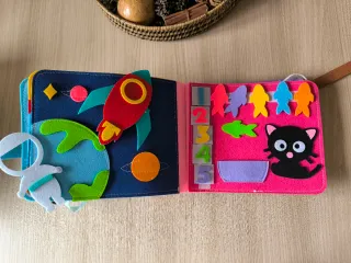 Libro sensorial fieltro