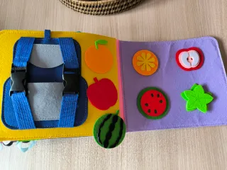 Libro sensorial fieltro