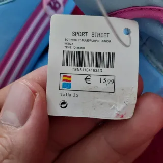 Botas de agua niña Tenth nuevas