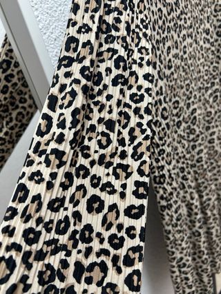 Vestido estampado animal print