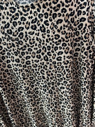 Vestido estampado animal print