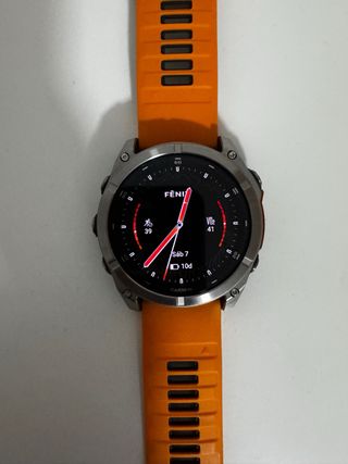 Garmin Fenix 8 51mm AMOLED Zafiro Naranja