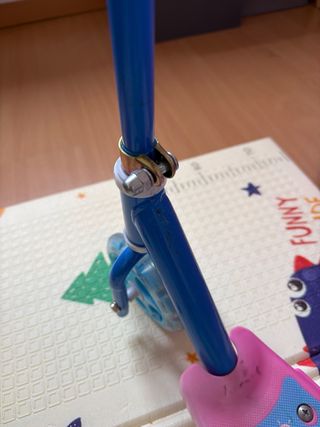 Patinete Peppa Pig 3 Ruedas Azul y Rosa