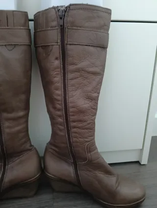 Botas altas marrones