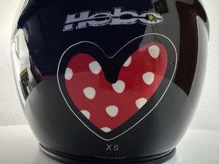 Casco Moto Hebo Brooklyn Talla XS Negro