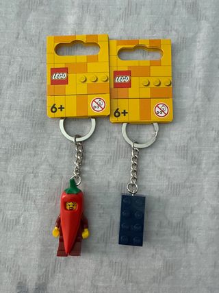 Llaveros Lego: Chile y Bloque Azul