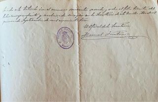 Madrid 1913 Firma Alcalde Joaquín Ruiz Jiménez