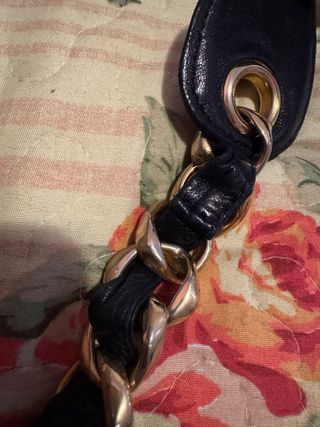 Borsa secchiello Chanel vintage blu