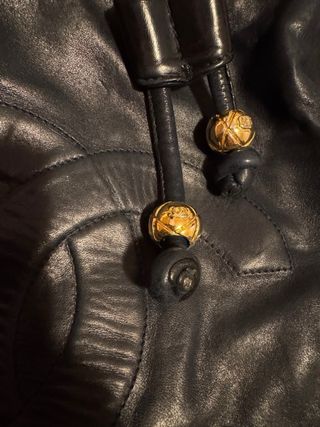 Borsa secchiello Chanel vintage blu