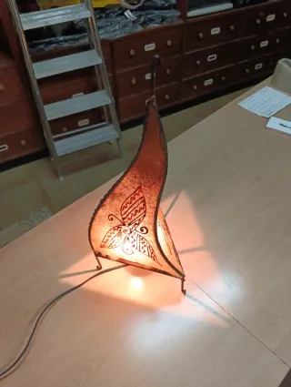 Lámpara Étnica Moruna de Piel