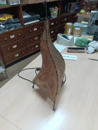 Lámpara Étnica Moruna de Piel