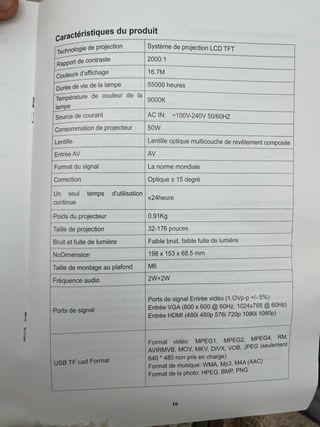 Proyector Mini Portátil Xuanpad + apple tv 1