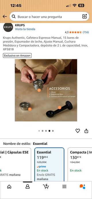 Cafetera Krups automática SIN ESTRENAR en su caja