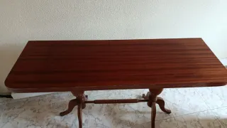 Mesa vintage de madera plegable