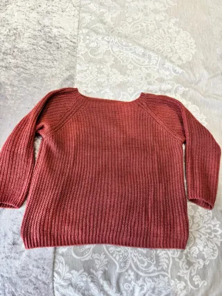 Jersey rojo rosa de punto