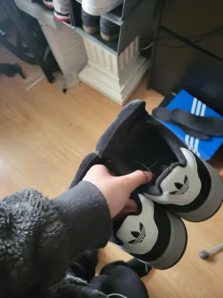 Adidas Campus Zapatillas Negras Blancas