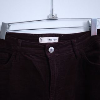 Pantalones de pana morados