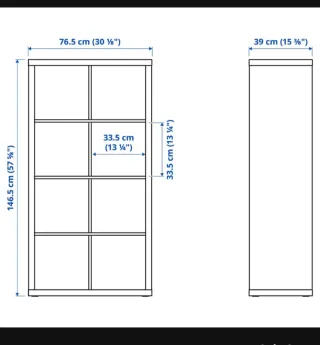 Estantería IKEA KALLAX 8 huecos