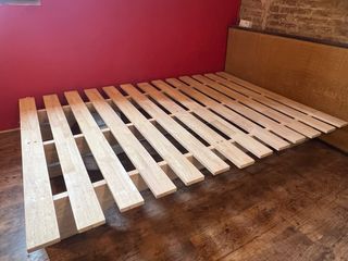 Somier de madera de pino. Calidad superior.