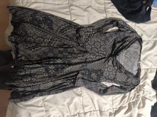 Vestido estampado talla M