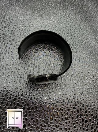 Valgine Watch Solid Silver Brushed And Vermilion