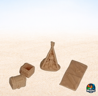 Set Campeggio 10 Pezzi PLA Fantasy RPG Tabletop