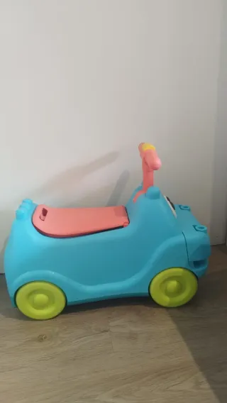 Correpasillos infantil hipopótamo azul