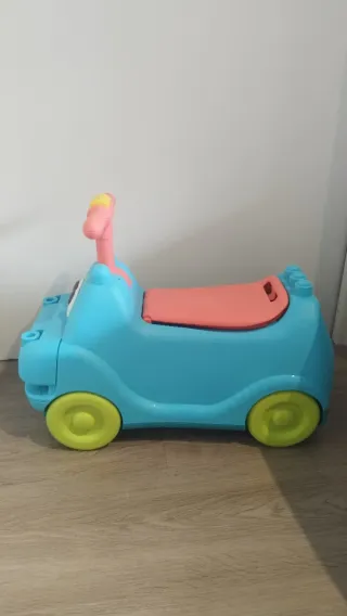 Correpasillos infantil hipopótamo azul