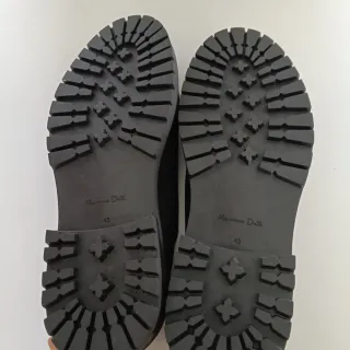 Zapatos Massimo Dutti Hombre Negros Talla 43