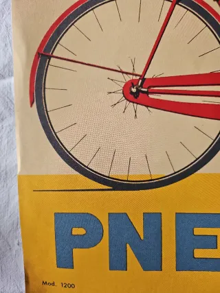 Póster Litografiado Michelin Neumáticos años 80