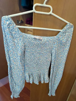 Camiseta flores Teria Yabar manga larga