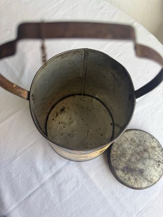 Antigua Lechera Hojalata Litografiada 1920