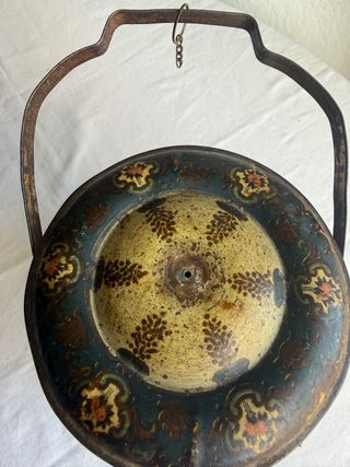 Antigua Lechera Hojalata Litografiada 1920