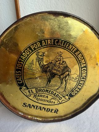 Antigua Lechera Hojalata Litografiada 1920