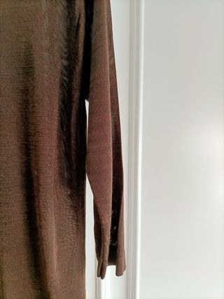 Chaqueta larga Uterqüe marrón